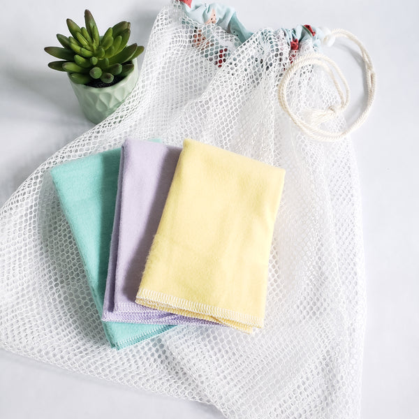 Produce/Laundry Cotton Mesh Bag - Perfect Carryall!