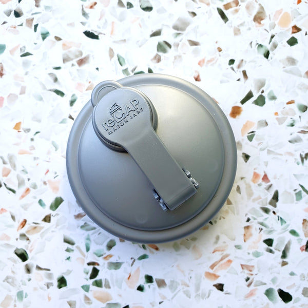 Mason Jar Wide Mouth Lid - Wet Wipe Dispenser, Shake, Pour, & Store!