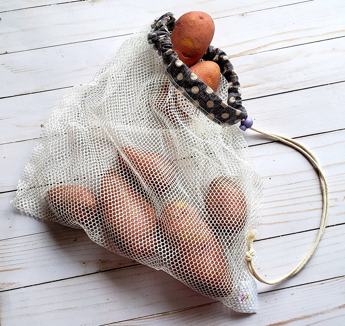 Produce/Laundry Cotton Mesh Bag - Perfect Carryall! – Ks Got You Covered