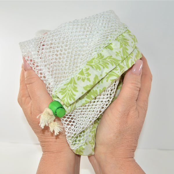 Produce/Laundry Cotton Mesh Bag - Perfect Carryall!