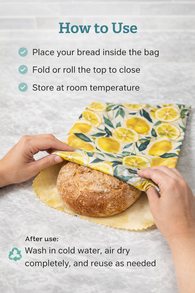 Beeswax Bread Bag