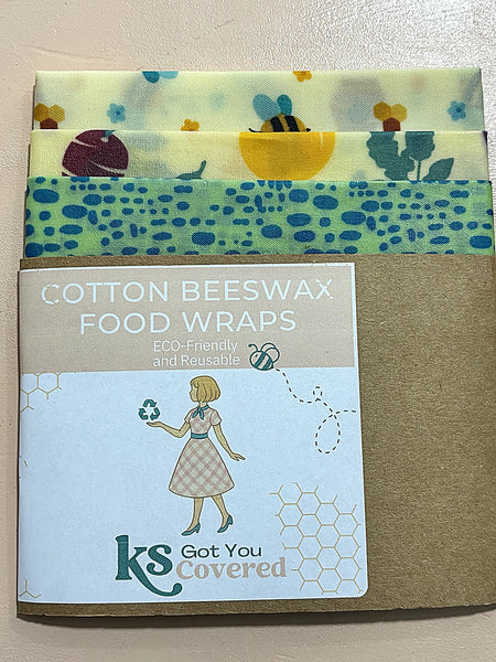 Beeswax Food Wrap Sets - Replace Plastic Wrap Forever!