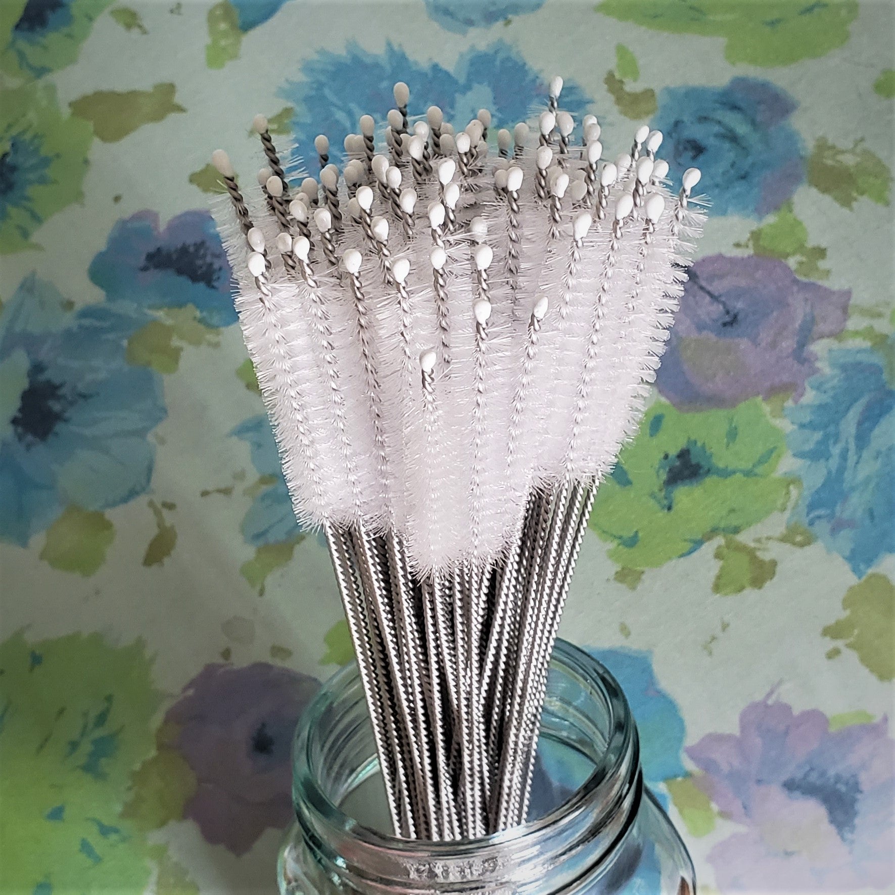Glass, Silicone, or Metal Straw Cleaner
