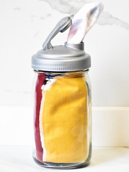 Mini ReUsable Paper Towels - Perfect for Mason Jar Wet Wipes and On-The-Go!