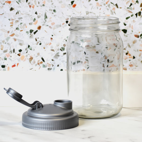 Mason Jar Wide Mouth Lid - Wet Wipe Dispenser, Shake, Pour, & Store!