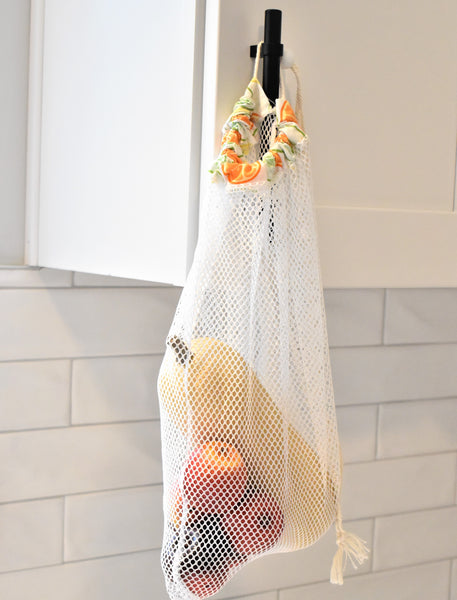 Produce/Laundry Cotton Mesh Bag - Perfect Carryall!