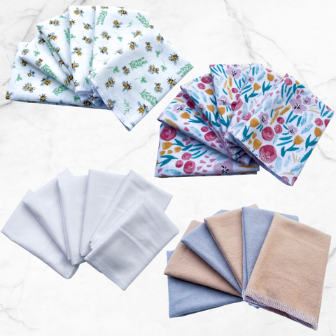 Mini ReUsable Paper Towels - Perfect for Mason Jar Wet Wipes and On-The-Go!