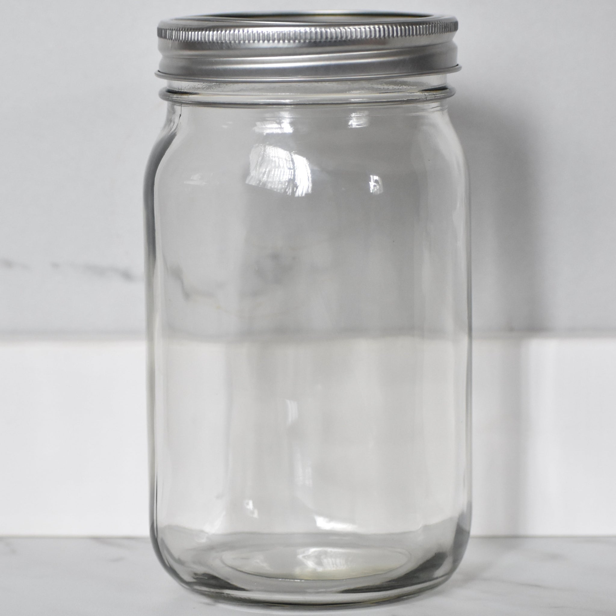 Mason Jar - Quart Size - Wet & Dry Goods Reusable Large Glass Container –  Ks Got You Covered